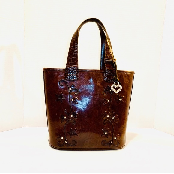 Brighton Handbags - Brighton Brown Leather Tote Bag Purse